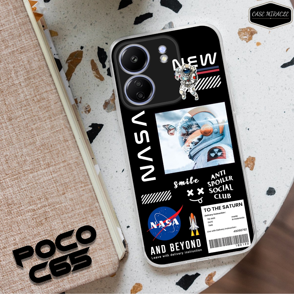 Case XIAOMI POCO C65 - Casing POCO C65 Terbaru Top One Case [ MOTIF 10 ] Cassing Hp - Silikon Hp POC