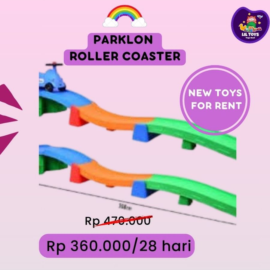 SEWA MAINAN ROLLER COASTER ANAK-ANAK