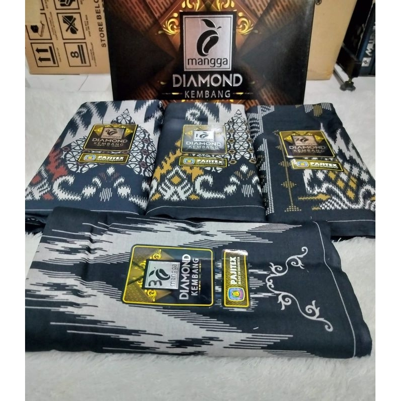 -akifabidOS- Sarung MANGGA DIAMOND sarung mangga hitam bermotif sarung mangga hitam dewasa murah mer