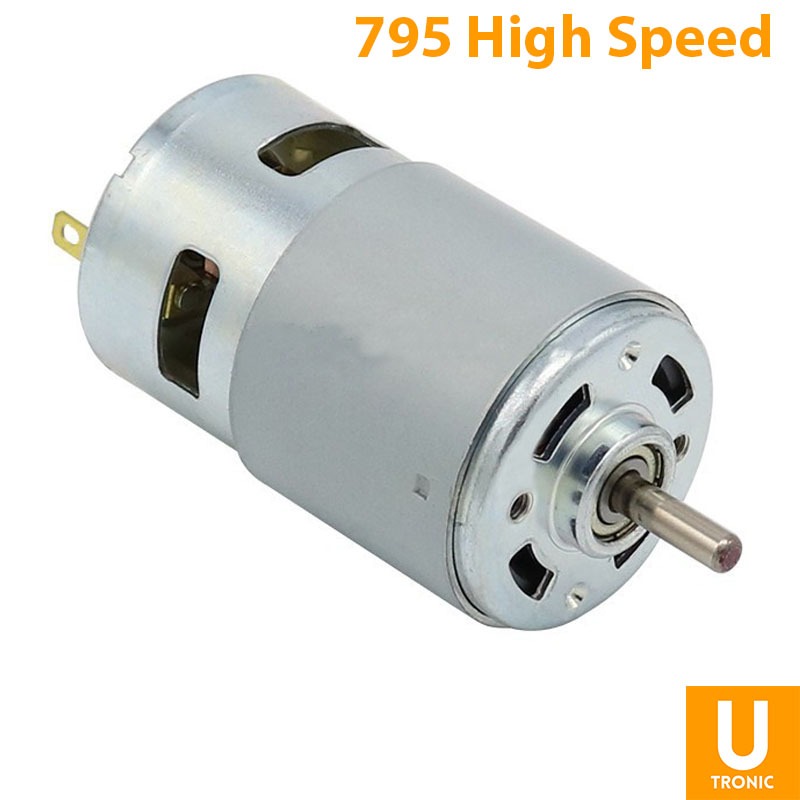 DINAMO MOTOR DC 795 HIGH SPEED 20000 rpm 12V-24V