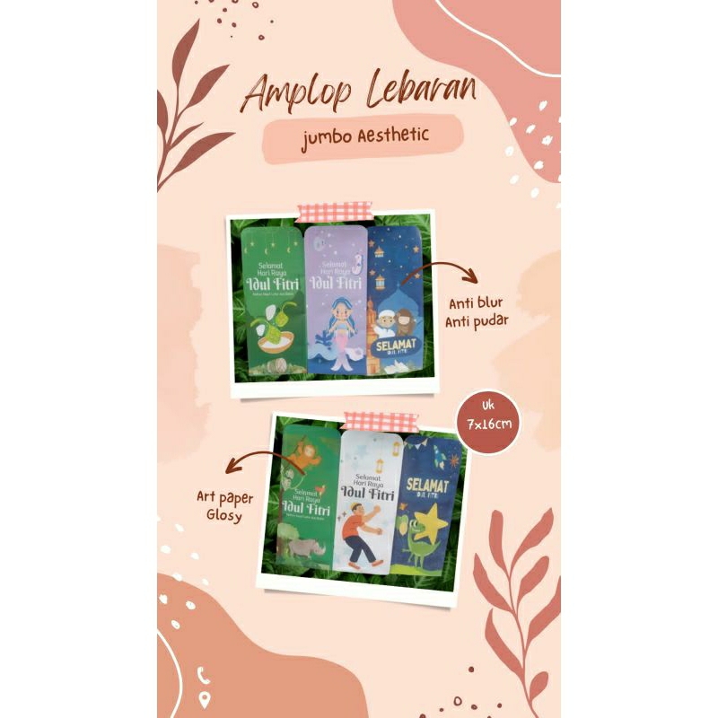 

AMPLOP LEBARAN JUMBO AESTETIC TERBARU ISI 10PCS