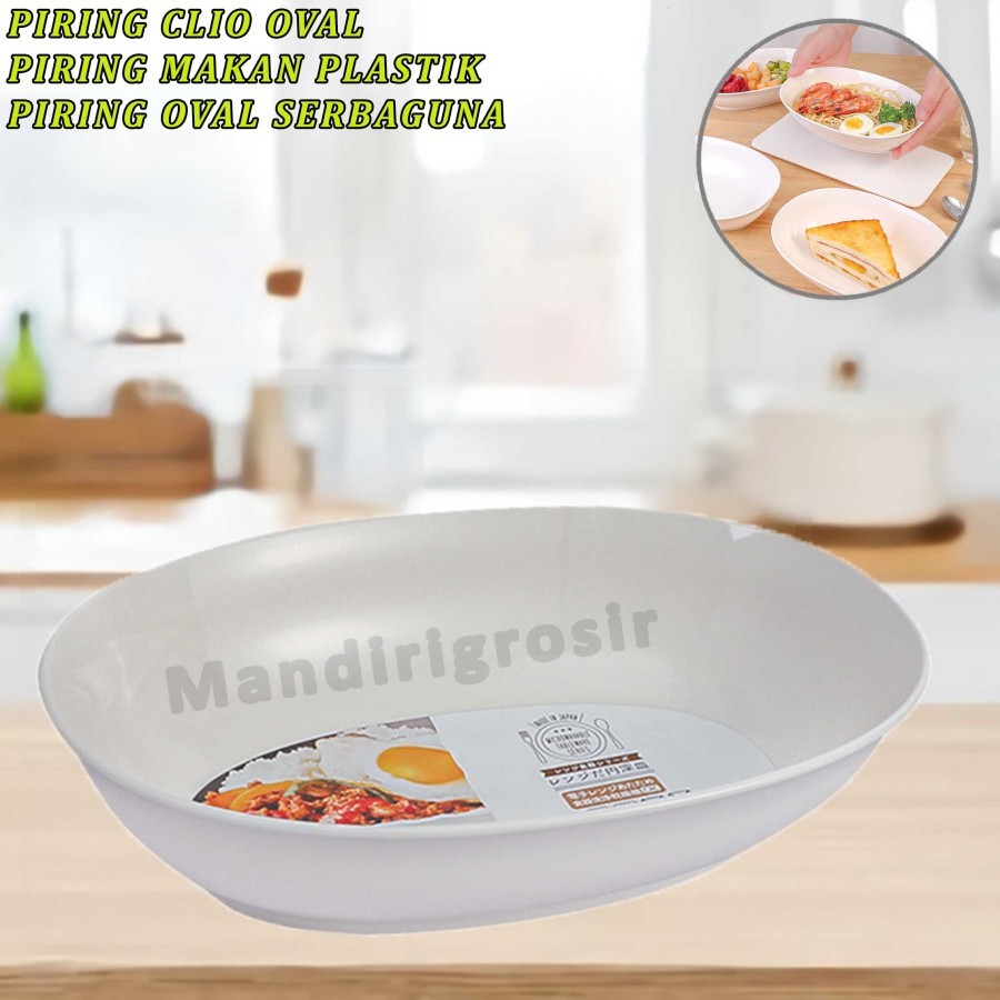 Piring Makan Plastik * Piring Clio Oval * Piring Oval Serbaguna