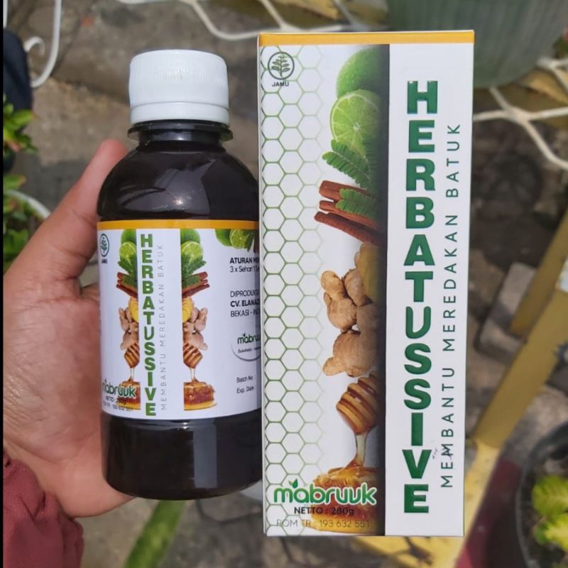

MADU GURAH HERBATUSSIVE Mabruuk | Membuat meredakan batuk flu sinusitis