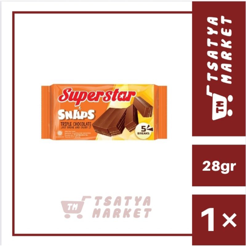 

SUPERSTAR SNAP'S TRIPLE COKLAT 28GR