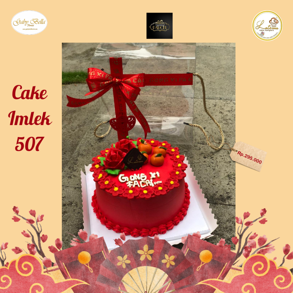 

Kuaile 507 Cake Imlek Cake Sincia Kue Gong Xi Fa Cai Kue Chinese New Year Cake D15 Imlek Cake Kue Karakter Imlek Chinese New Year Cake