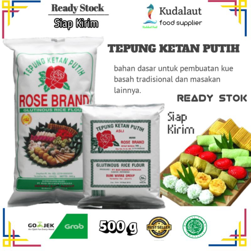 

Tepung Ketan Putih ROSEBRAND; 500 g