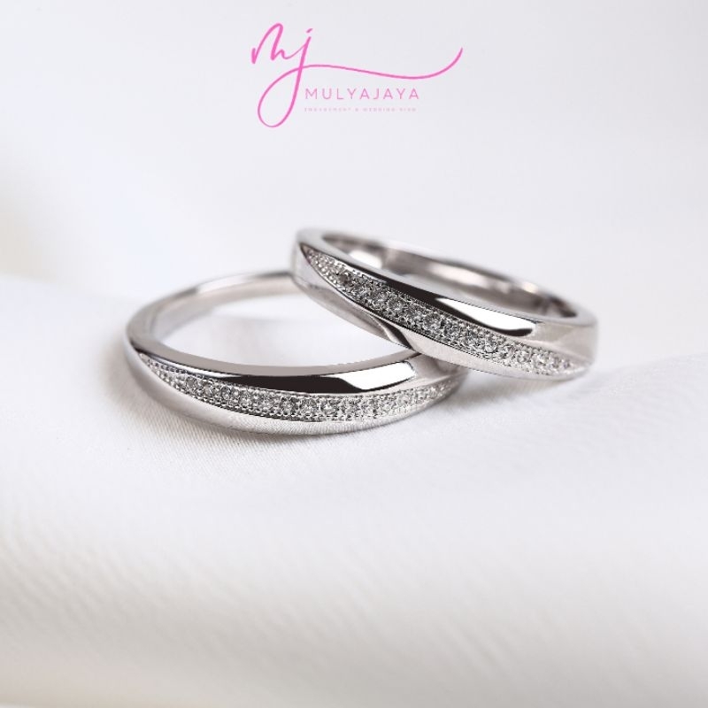 cincin nikah kawin tunangan emas dan palladium