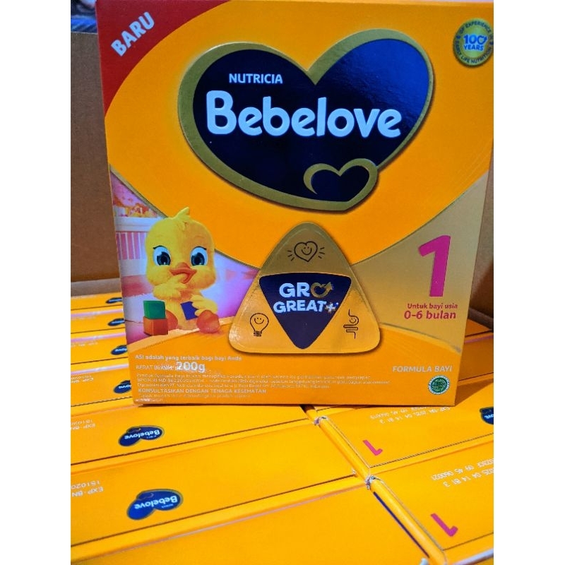 Susu Bebelove Susu Formula Bayi 0-6 Bulan Tahap 1 Bebelac 200 gram Exp 2025 Termurah