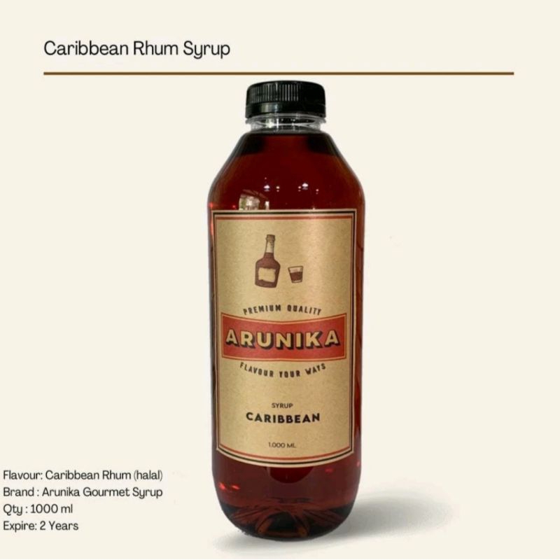 

Caribbean Rhum Arunika Syrup 1 Liter