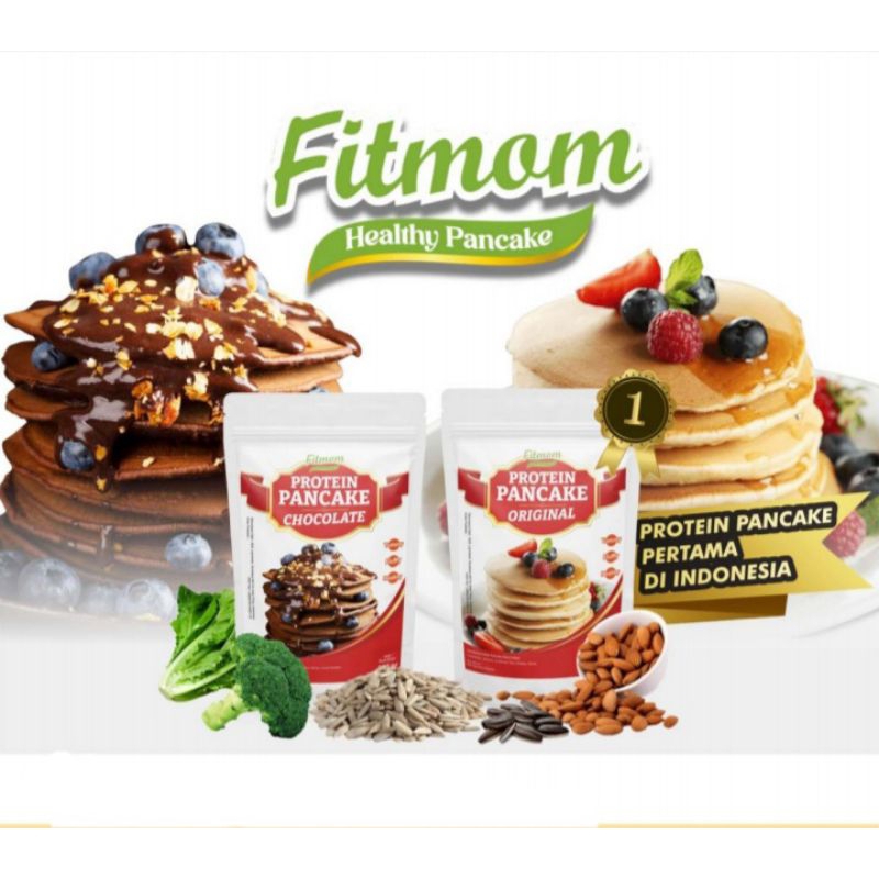 

Fitmom Protein Pancake Flour | Tepung Pancake protein