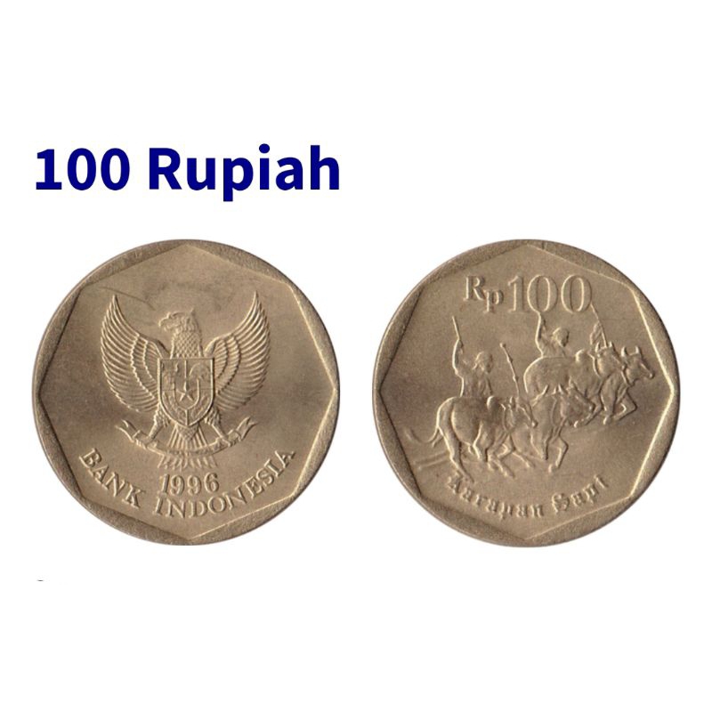 Set tahun koin 100 rupiah karapan sapi 1991-1998