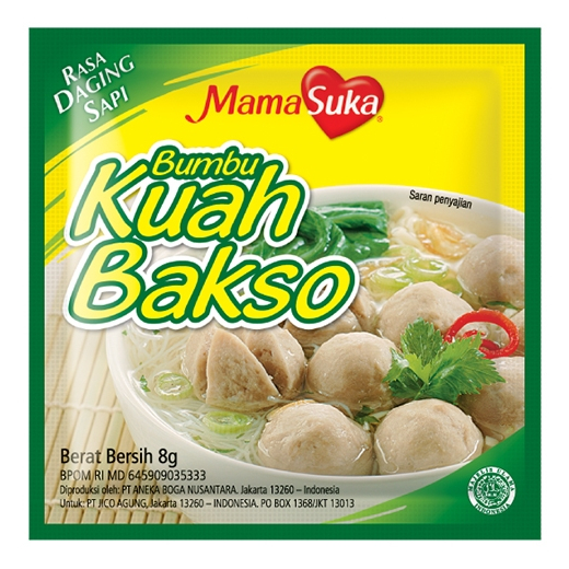 

Mama Suka Kuah Bakso Sachet 8 gr - Sayur Segar Instan Malang