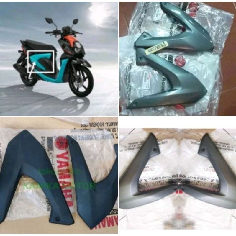 COVER SIDE BAWAH JOK X RIDE 125 SEPASANG ORIGINAL