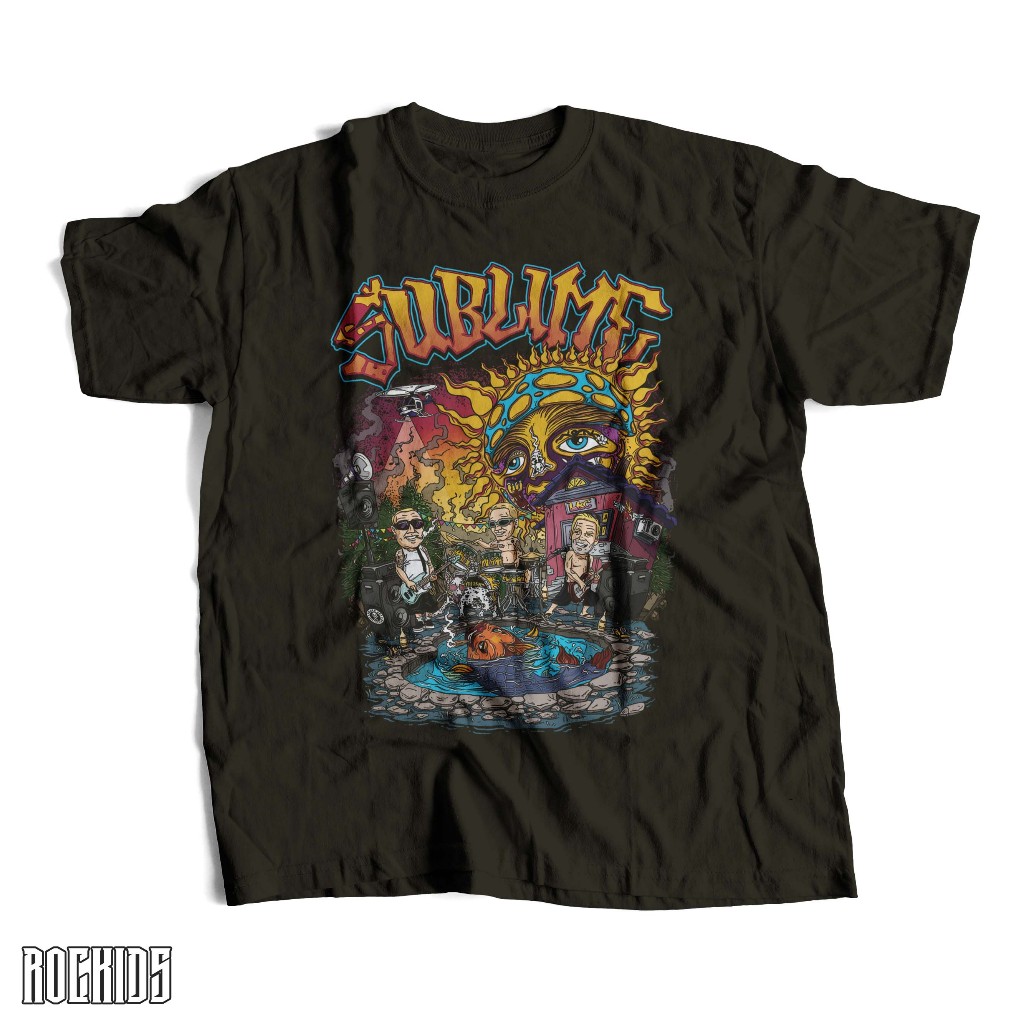 ROCKIDS - SUBLIME - TSHIRT - TEES - KIDSWEAR - KAOS BAND - KAOS BAND SUBLIME - KAOS SUBLIME - TSHIRT
