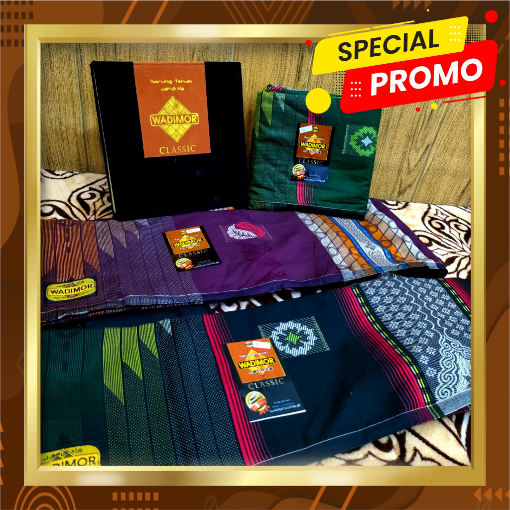 WADIMOR Classic Jacquard Songket Timbul | Dus Bludru