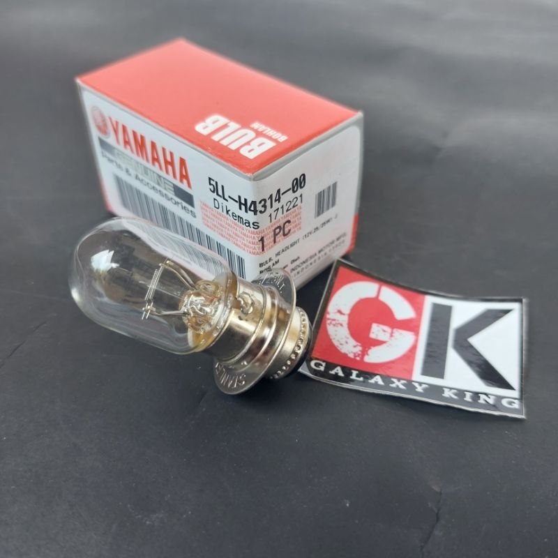 BOHLAM LAMPU DEPAN 12V/25W JUPITER Z Z1 XEON KARBU ORIGINAL