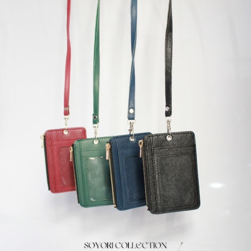 

id card holder lanyard nametag ZIPPER warna warni SID003