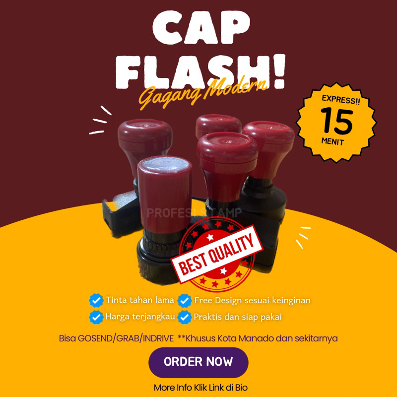

CAP FLASH [KOTAK/PERSEGI] GAGANG MODERN EXPRESS [15 MENIT SELESAI] WAJIB BACA DESKRIPSI SEBELUM ORDER