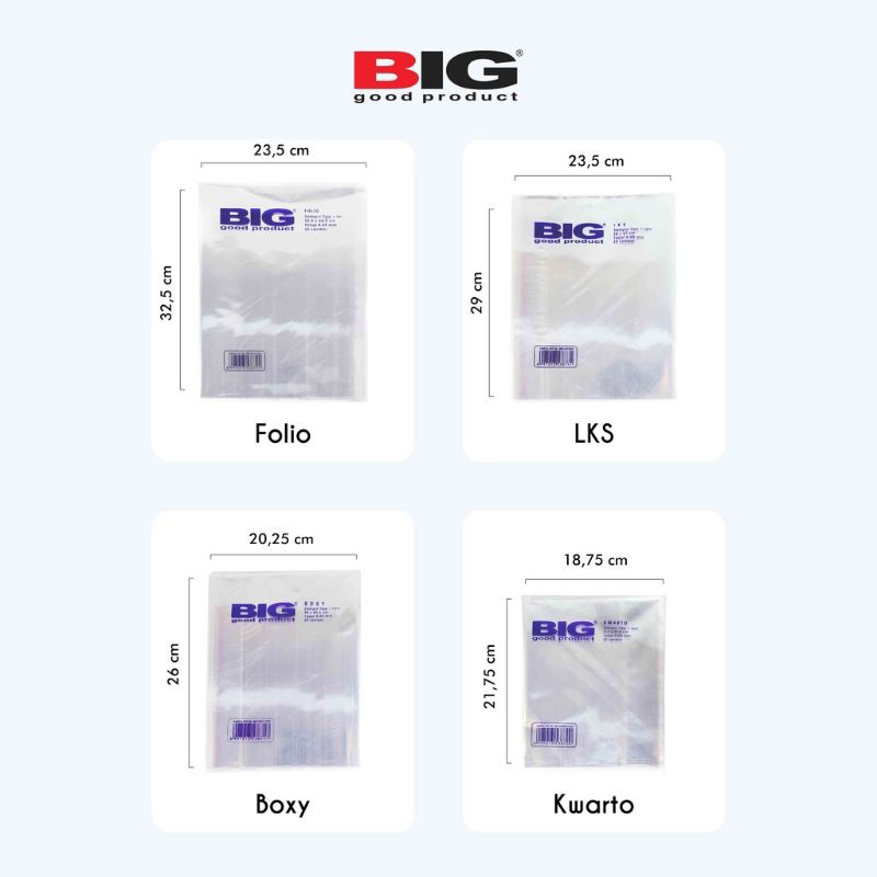 

Sampul Plastik OPP BIG