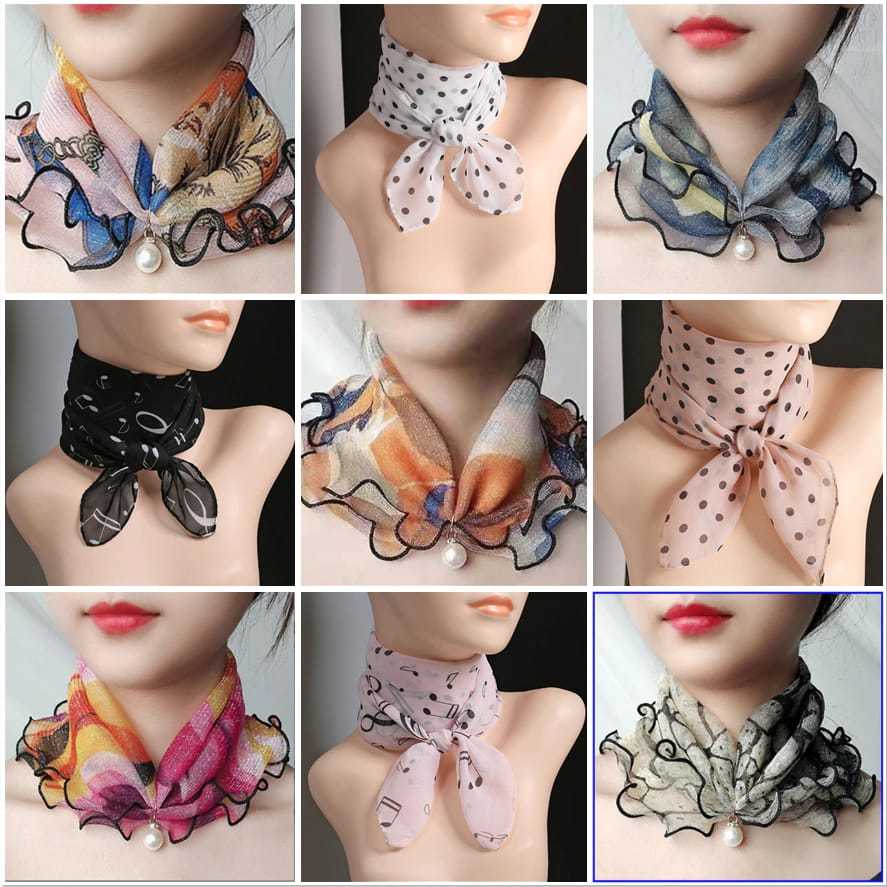 Scarf Wanita Korea / Scraf Leher / Scraf Tas / Syal Wanita / Scarf Syal Leher Bandana/ Ikat Rambut S