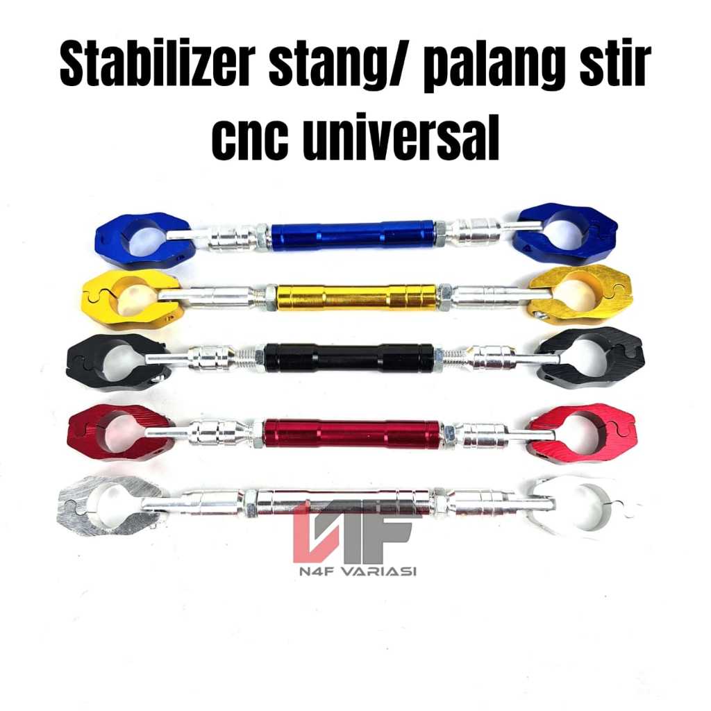 Stabilizer Stang cnc atau Palang stir besar 2tone /kecil polos Beat Street Vixion Tiger Pcx cbr dll