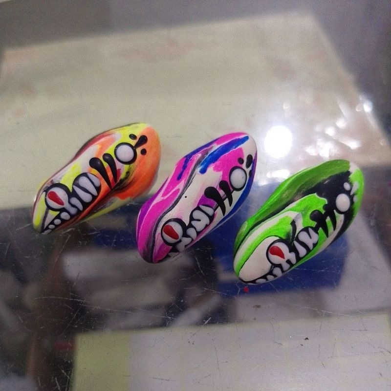 Kulit Soft frog 4cm / Cangkang predator