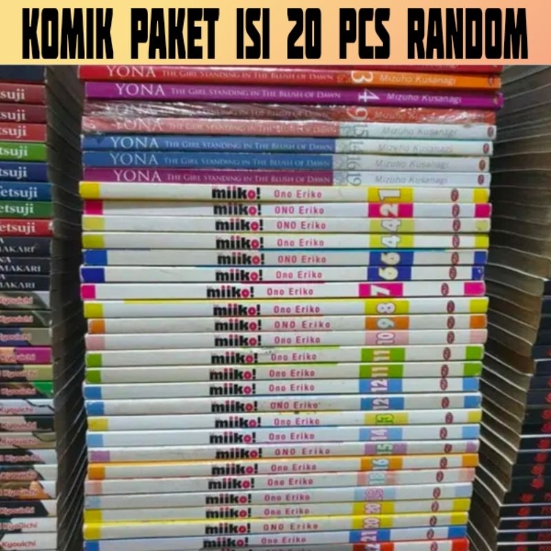 KOMIK PAKET ISI 20 PCS RANDOM