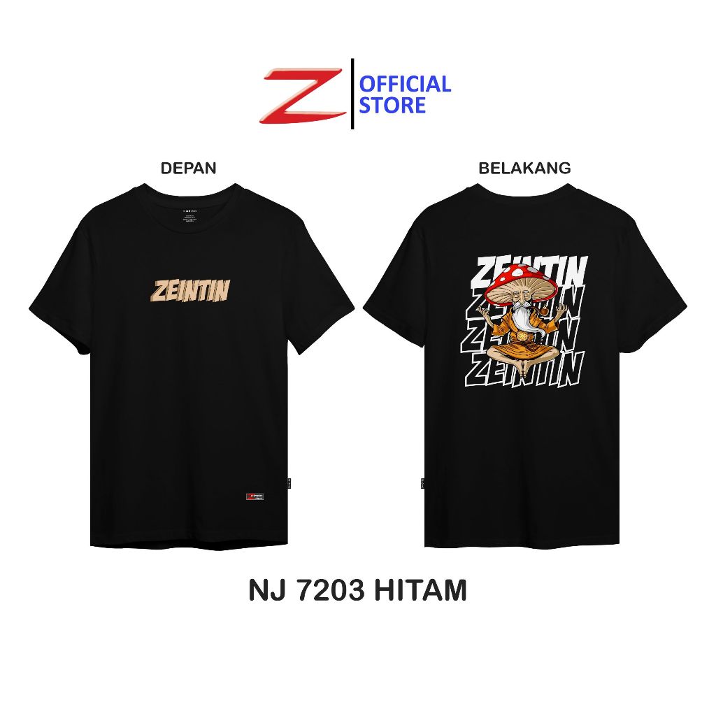 Zeintin - Kaos Pria Lengan Pendek Baju Pria Dewasa NJ-1