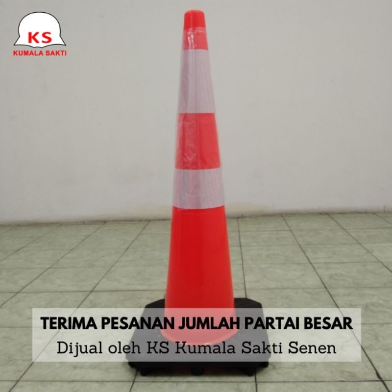 Traffic Cone Kerucut Lalu Lintas 90 cm