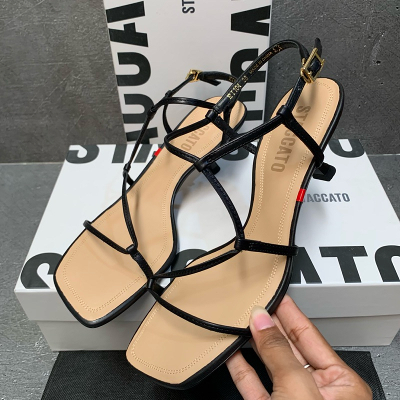 Sepatu Heels Staccato Sandal Wanita Original 100%
