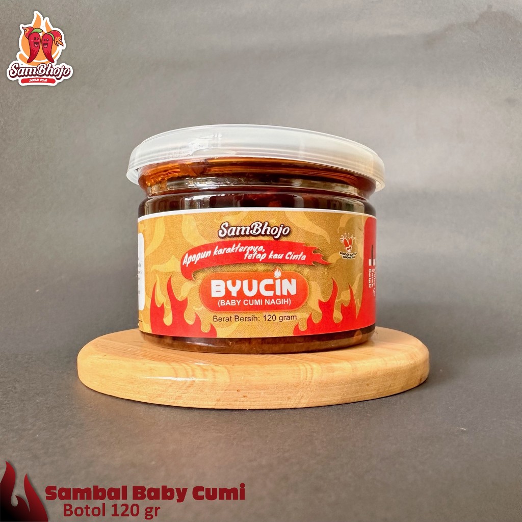 

SamBhojo - Sambal Baby Cumi Nagih (Bhojo Byucin) Kemasan Botol 120gr