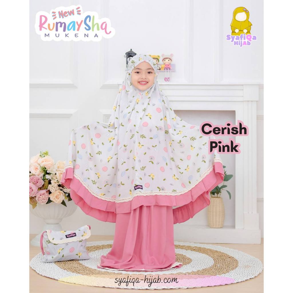 Syafiqa Mukenah Rumaysha bahan Rayon Twill