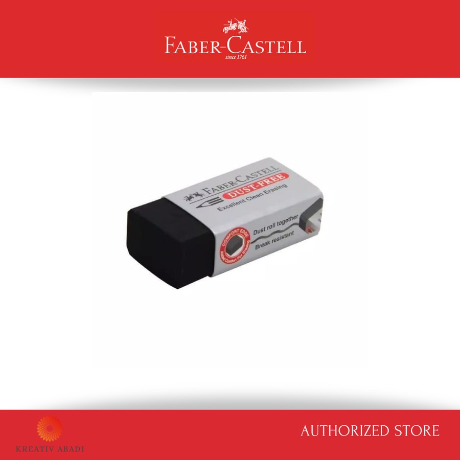 

Penghapus Faber Castell Dust Free Kecil BLACK