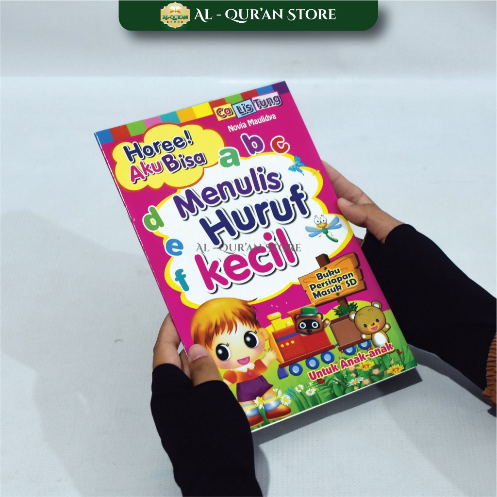 Cod Buku Aktivitas Paud/Tk Hore Aku Bisa Menulis Huruf Kecil | Full Collor Untuk Anak Global Mandiri