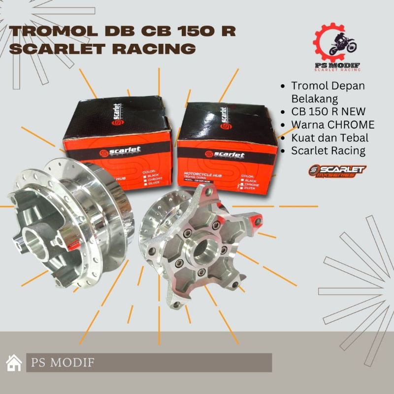 Tromol Scarlet Racing DB Honda CB 150 R NEW
