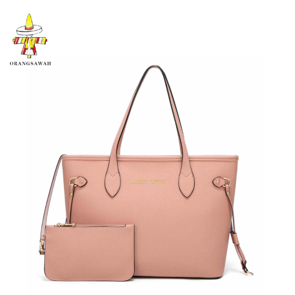 ORANG SAWAH Tote Bag Wanita Besar Tas Jinjing Elegan Tas Bahu Wanita Tote Bag Wanita Besar Tote Bag 