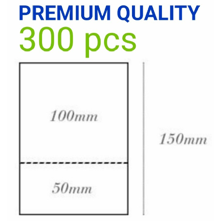 

LABEL BARCODE STICKER THERMAL 100mm x150 mm (300 pcs) POS INDONESIA