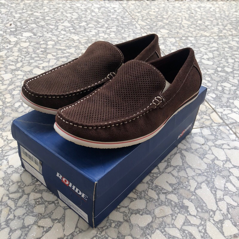 ROHDE SEPATU PRIA COWO LOAFER SLIP ON UKURAN 38 ORIGINAL 100%
