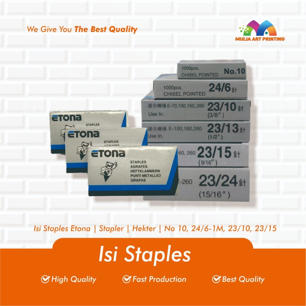 

ISI STAPLES/STAPLER/ISI HEKTER ETONA