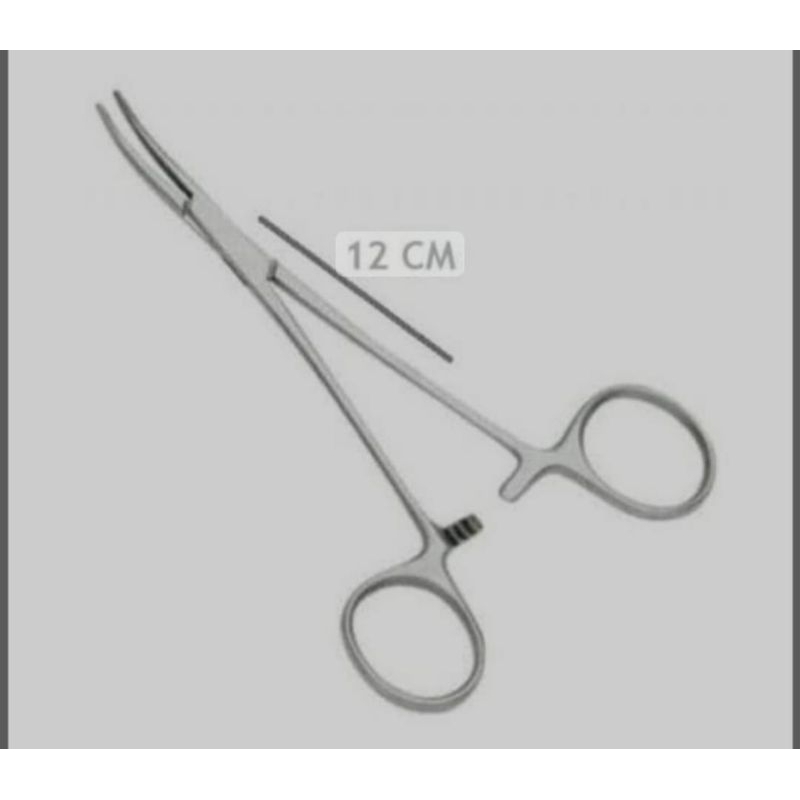 Mosquito bengkok 12 cm/klem bengkok 12 cm/pean 12 cm/klem arteri bengkok