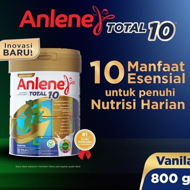 

Anlene Total 10 Susu Bubuk Dewasa Vanila 800g