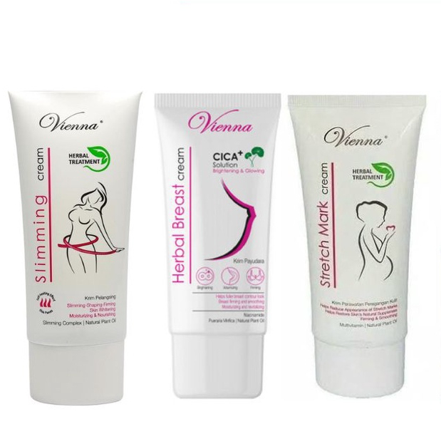 VIENNA HERBAL BREAST, STRETCH MARK, SLIMMING CREAM TUBE