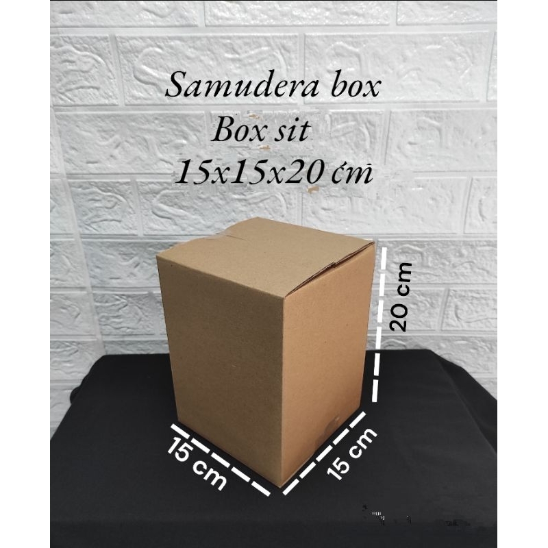 

kardus karton box uk.15x15x20 cm ST sheet singgle wall polos