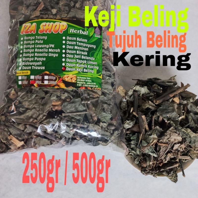 

Keji Beling/Tujuh Beling Kering 500gr