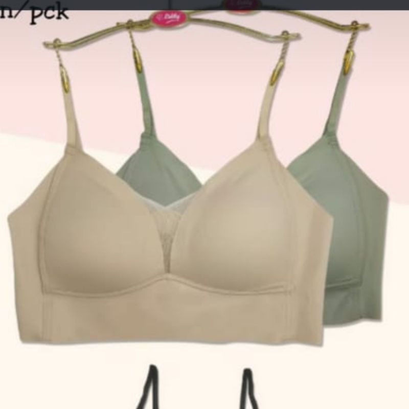 Bh/Bra Lidily art 086 seamless pakaian dalam wanita bahan silky soft