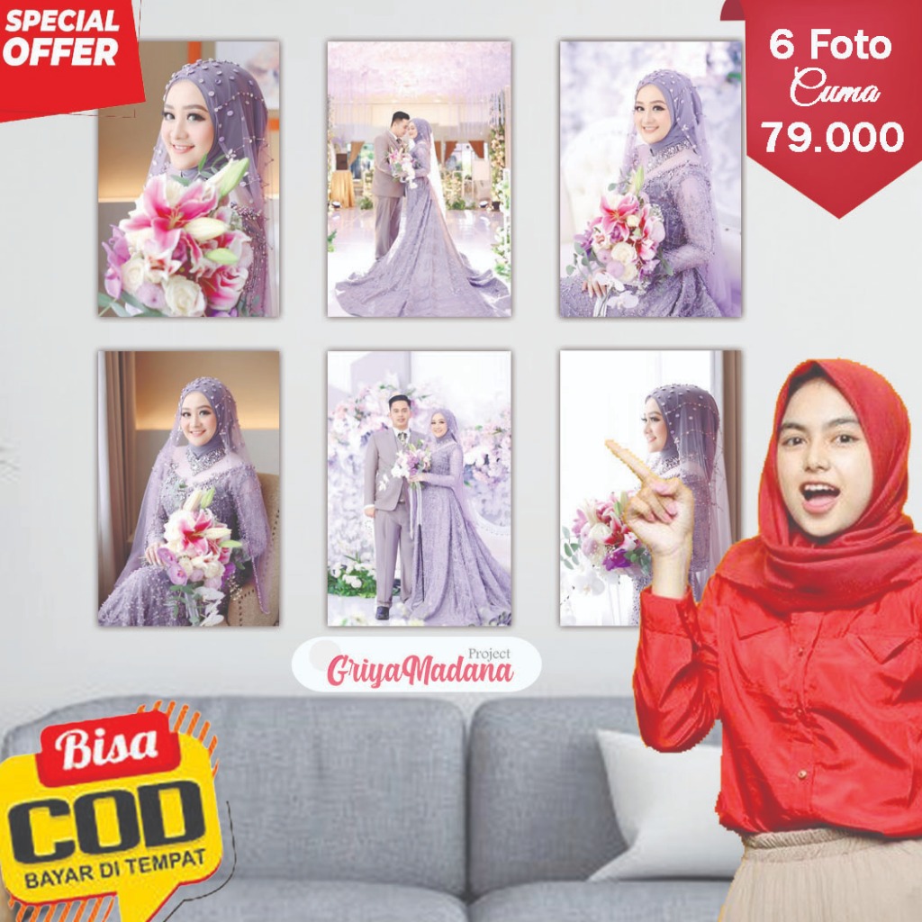 𝗖𝗲𝘁𝗮𝗸 𝗙𝗼𝘁𝗼 𝗦𝗮𝘁𝘂𝗮𝗻 [FRAME MDF]  8R 10RS 12 RS 16RS