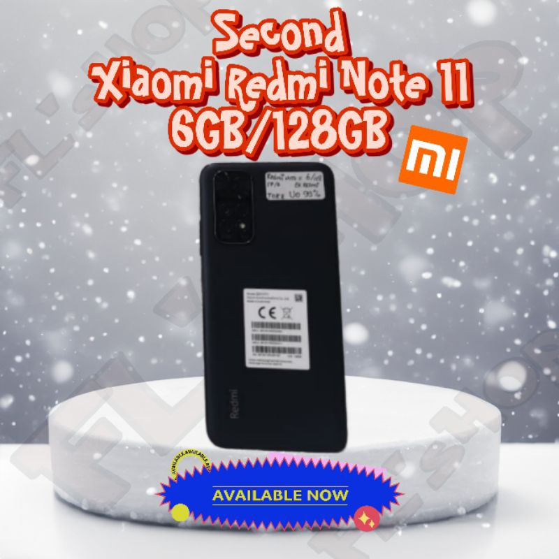 Xiaomi Redmi Note 11 6GB/128GB Bekas Ori