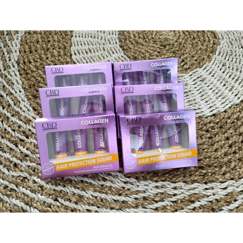 CBD collagen hair serum