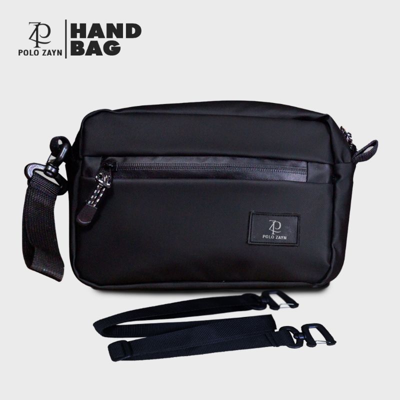 Tas Selempang Pria Hitam Polos Clutch Bag Waterproof Tas Selempang 3 In Pria Hitam Polos Anti Air