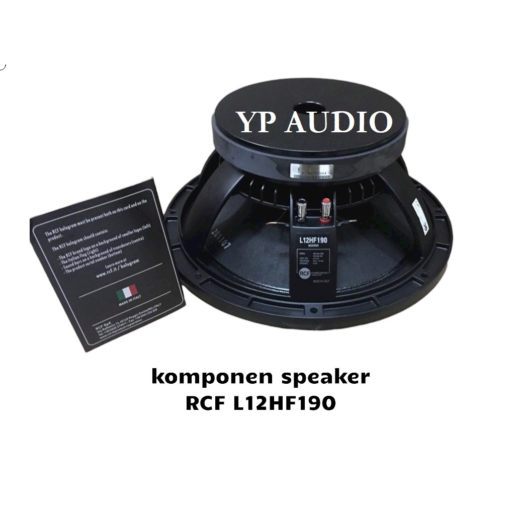 Komponen speaker RCF L12HF190 12 inch / RCF L12HF190